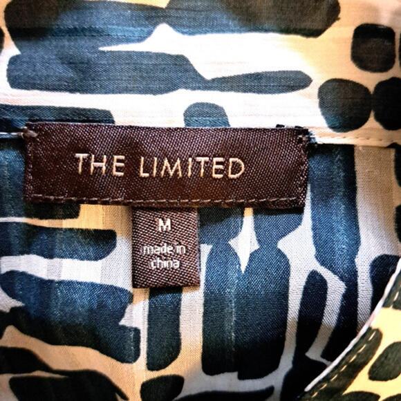 The Limited Womens Flutter Sleeve Ruffle Front Romper Blue Sz M 100% Polyester - Picture 3 of 4